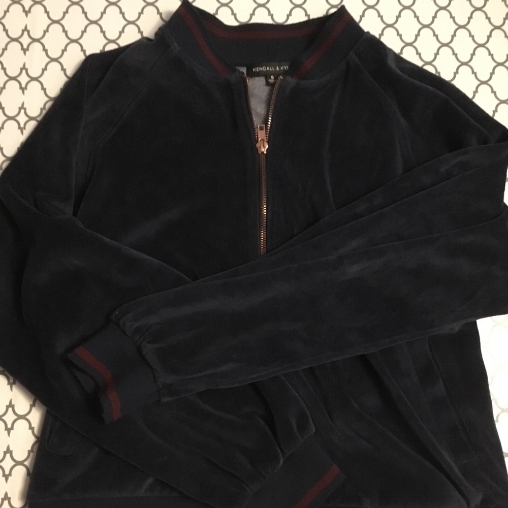 Kendall & Kylie Velour Jacket